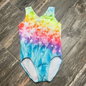 gk leotard, starry design